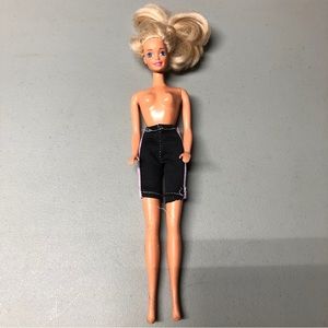 Vintage 1966 Mattel BARBIE Doll Malaysia on Body, No Date/Year On Head For OOAK